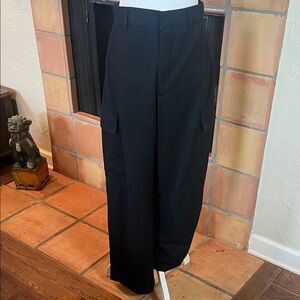 Zara Black Cargo Trousers, size M
